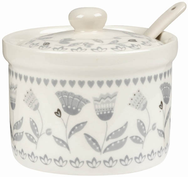 Jam Pot with Spoon
